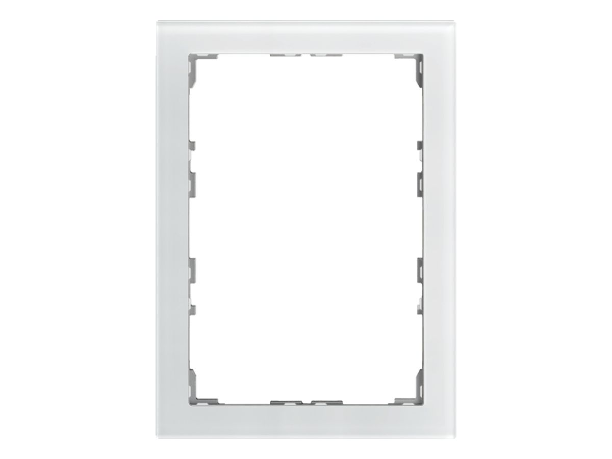 Abdeckrahmen 3×2 Touchpanel II KNX Prestige glas weiss