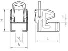 Trägerklammern Bettermann 10…19mm