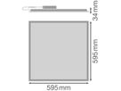 LED-Panelleuchte LEDVANCE COMPACT 600 35W 3850lm 830 IP40/IP20 DALI weiss