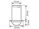 EB-Präsenzmelder ESYLUX PD-C 360i/8 mini, opal matt