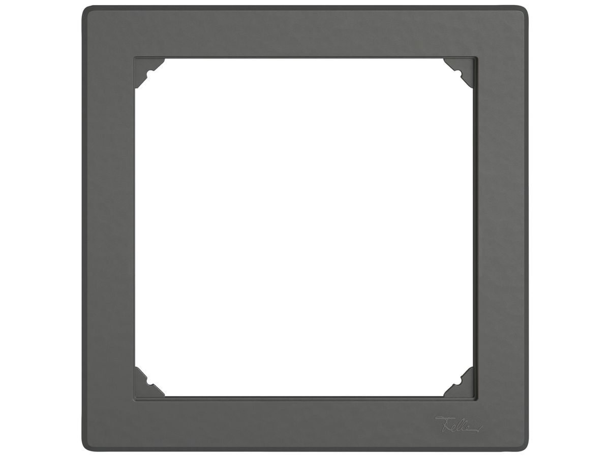 Abdeckrahmen EDIZIO.liv  SNAPFIX® 2×2 156×156mm dunkelgrau