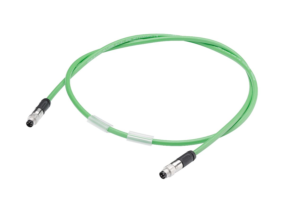 Patchkabel Siemens SIMATIC ET200AL für Bus M8 (m/m) 4P geschirmt grün 0.19m