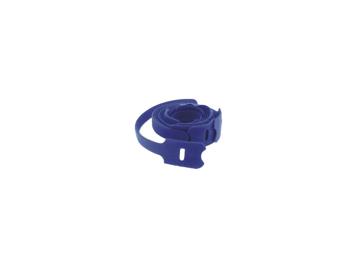 Kabelbinder mit Klettverschluss 13×200mm blau