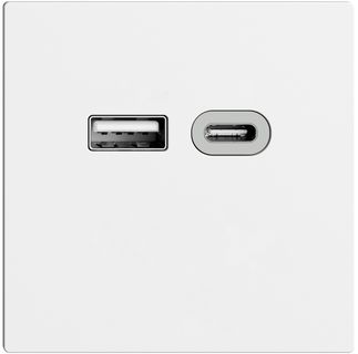 Steckdose USB 18W Typ A + Typ C Feller EDIZIOdue F 230V 3600mA weiss