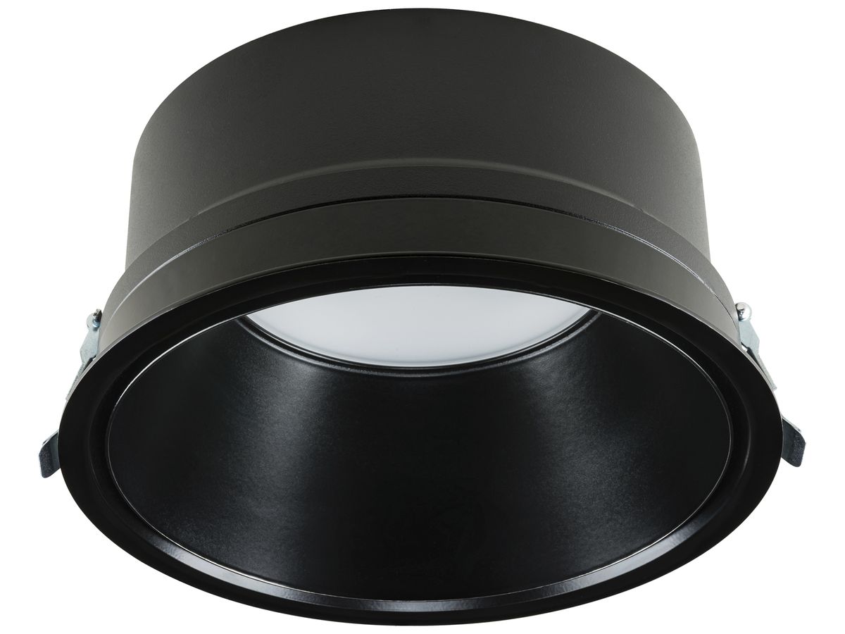 LED-Downlight Sylvania Solstice 200 17W 1500lm 930 IP20/40 70° DALI Ø215 sz/sz