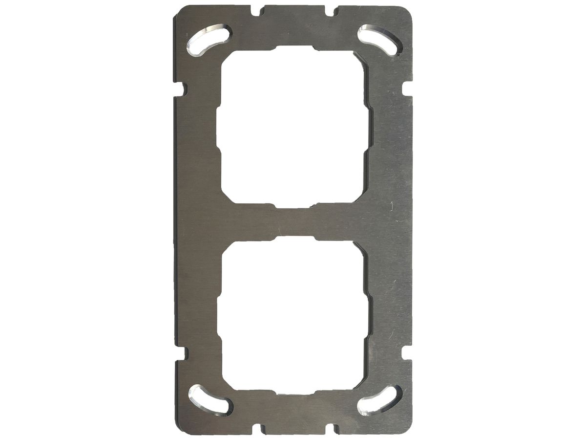 Montageplatte MDT ZMTR-CH2B 2×1 für 2× Designprogramm 55