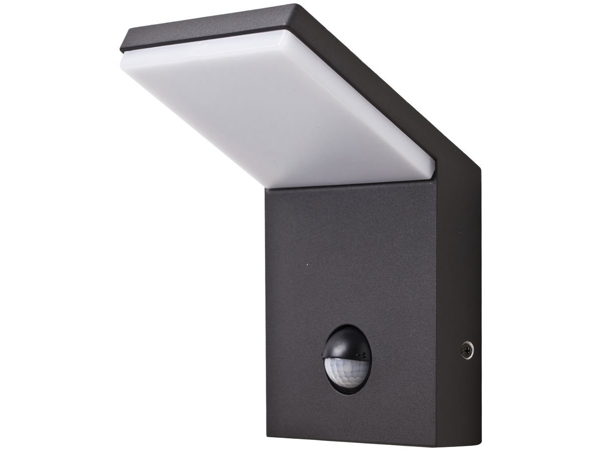 LED-Wandleuchte ELBRO 9W anthrazit 3000K 600lm IP54