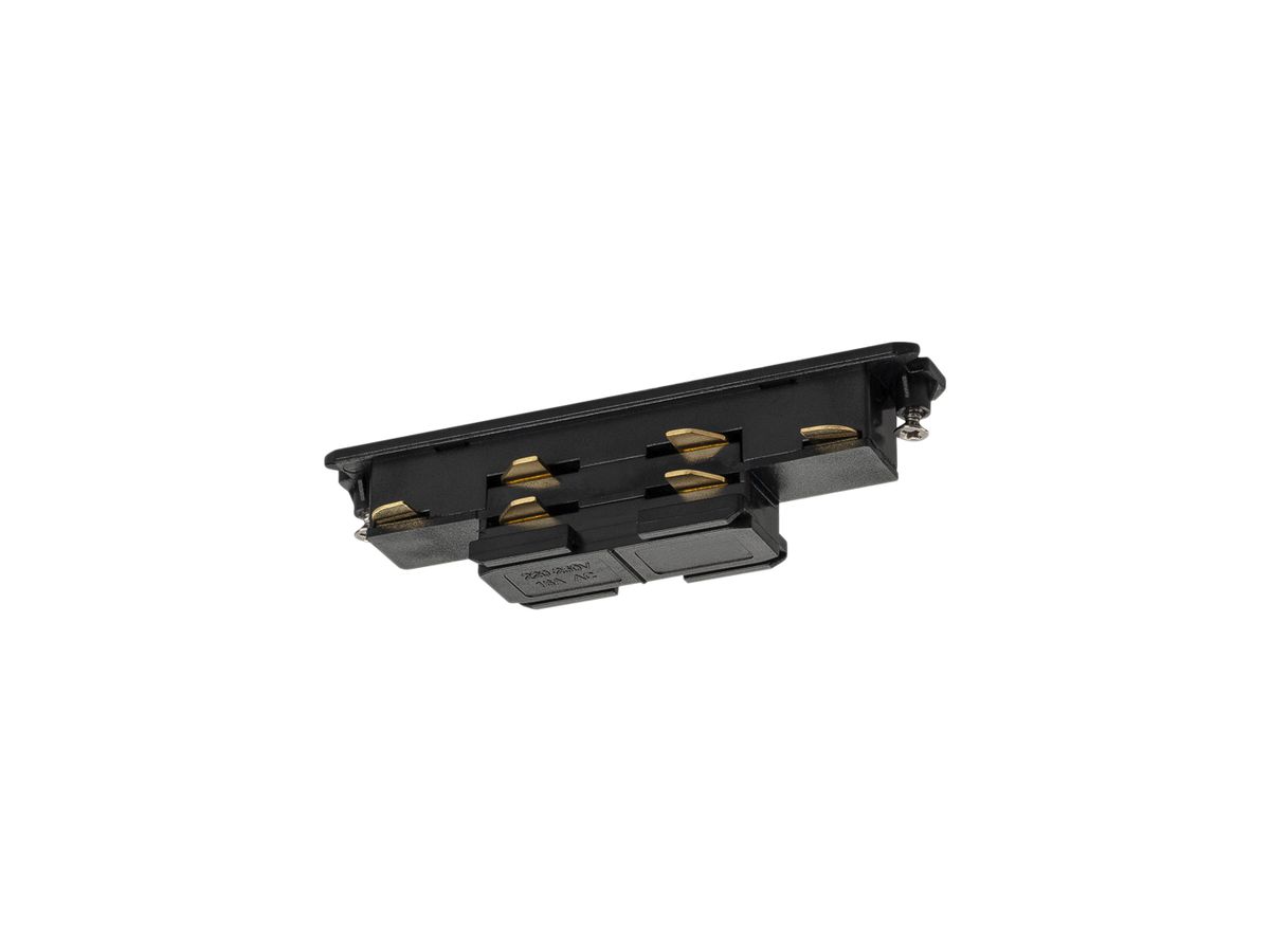 Längsverbinder SLV für AP-Stromschiene S-TRACK DALI 3-phasig schwarz