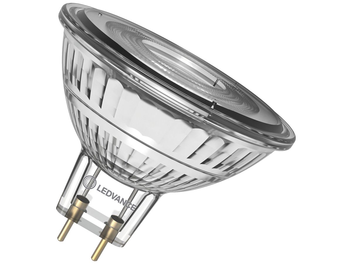 LED-Lampe LEDVANCE GU5.3 12V 3.4W 350lm 940 DIM MR16 klar 36° Ø50×44mm