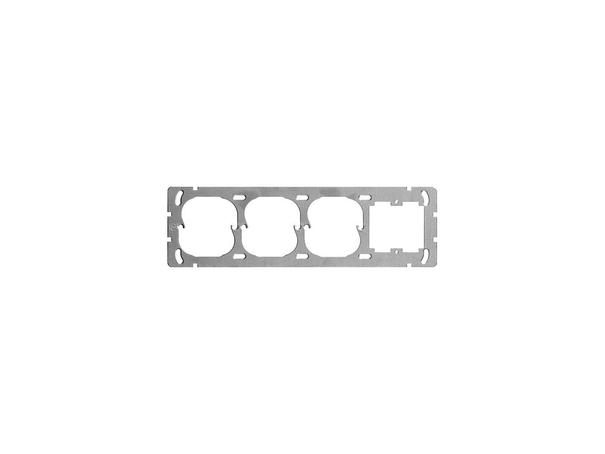 Befestigungsplatte Gr.1×4 für X 1185-freenet 257×77mm, horizontal