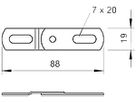 Scharnier-Verbinder Bettermann A2 für H=104/150/200mm