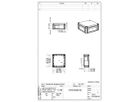 App.-Geh.RW CUBO C 300×300×130 CPCF G OHI CP 1H grau