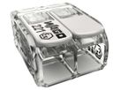 Verbindungsklemme WAGO 221 2×0.5…6mm² Hebel 37A 440V grau transparent