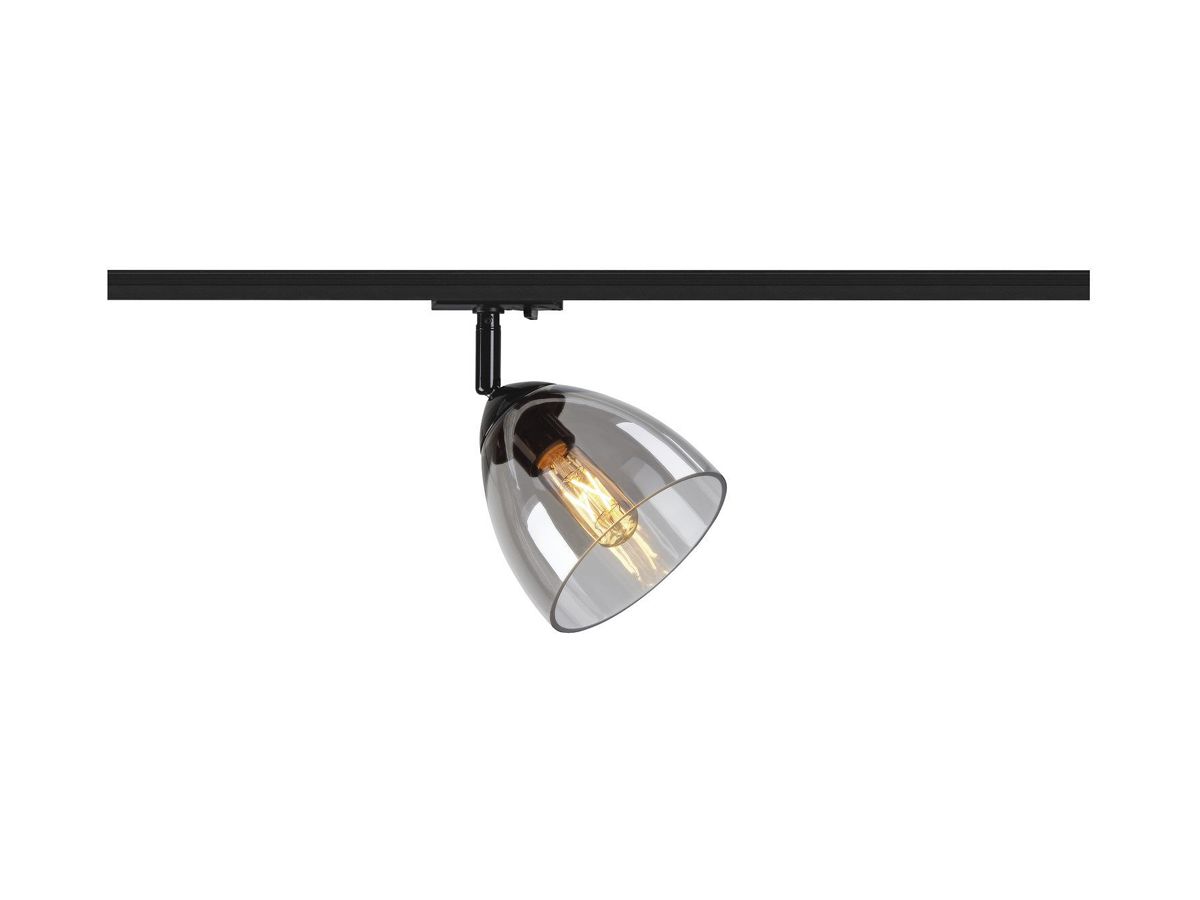 Strahler SLV PARA CONE GL GU10 max. 25W 1 Phase schwarz/transparent