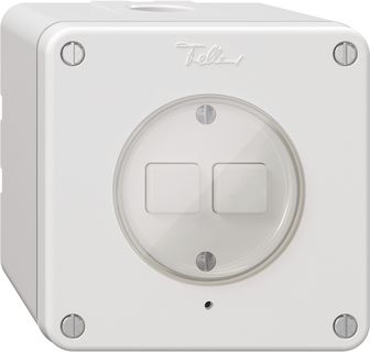 AP-Nebenstelle 2K/2T zu Druckschalter NEVO Wiser weiss