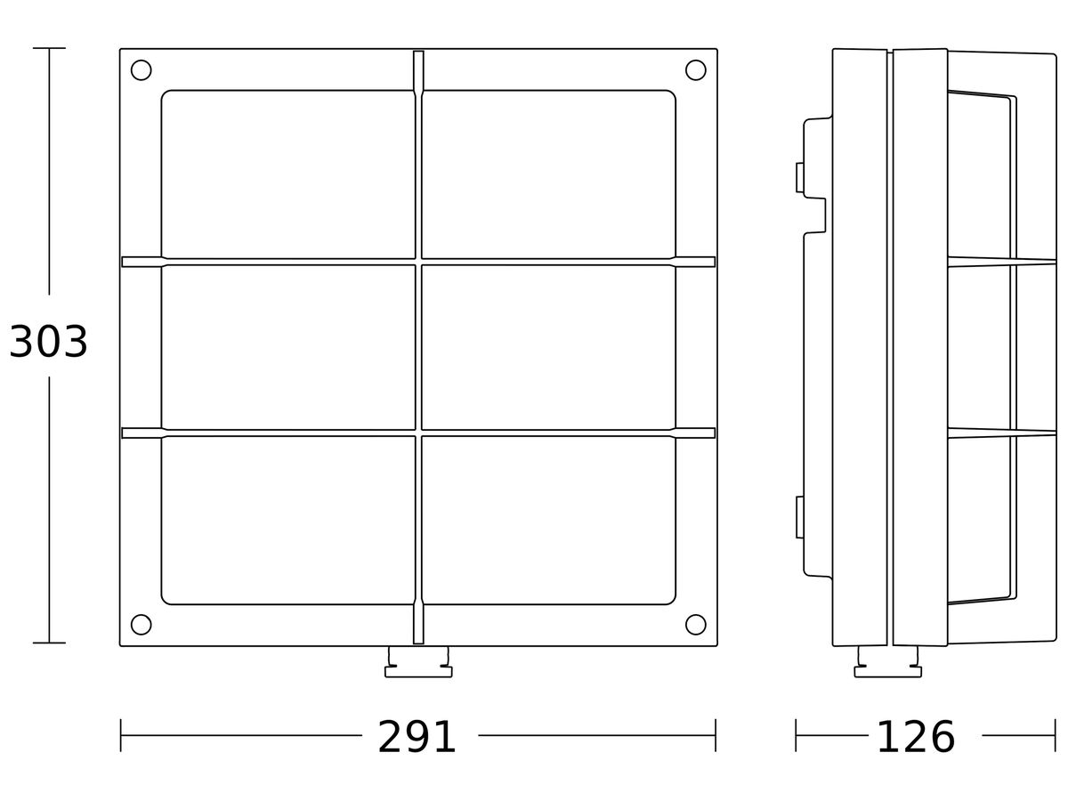 LED-Wandleuchte Steinel L 691 Master PIR 9W 753lm 3000K IP44