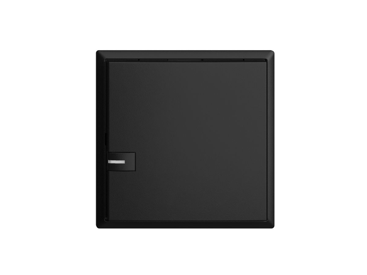 UP-Taster KNX 1-fach EDIZIOdue schwarz RGB mit LED