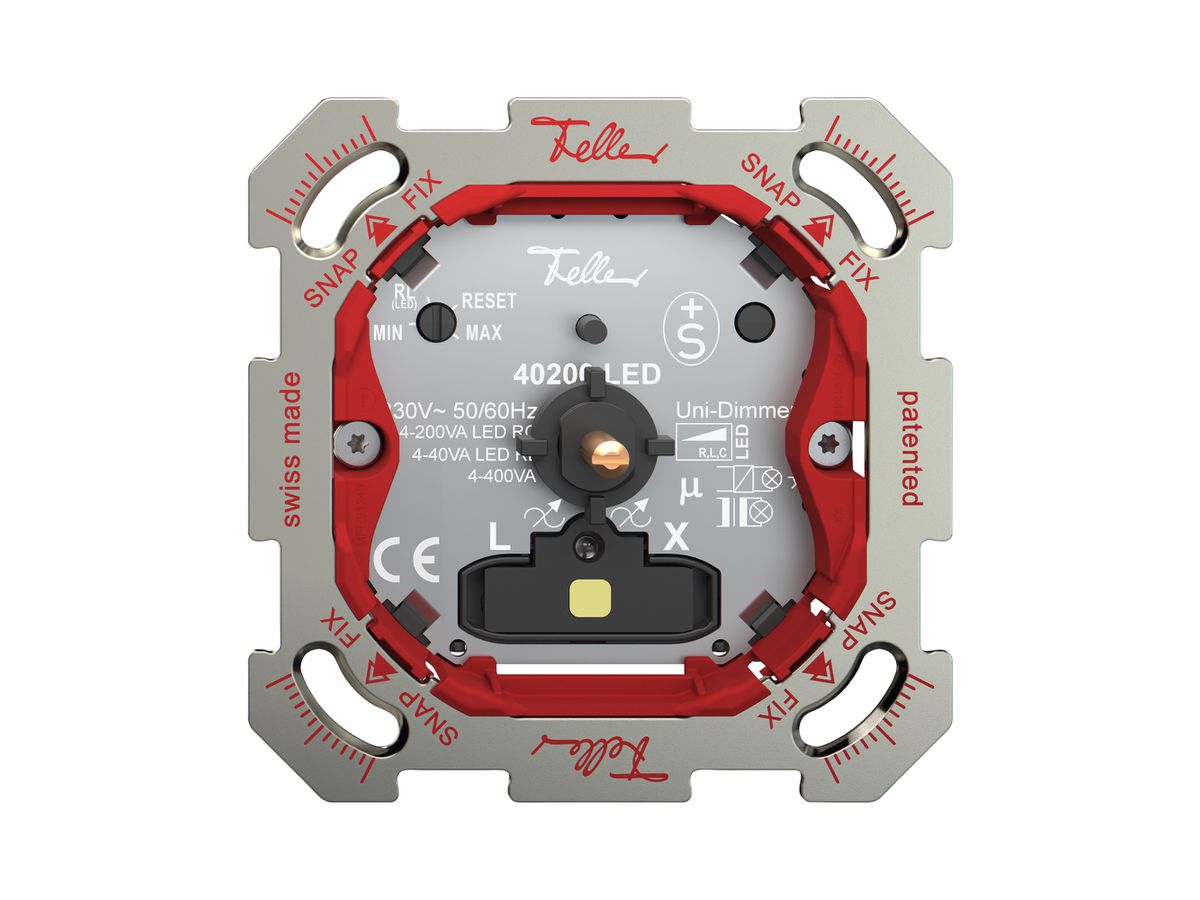 UP-Dimmer Feller SNAPFIX® Univ.bel.gb 4…400W/4…400VA/4…200W/VA