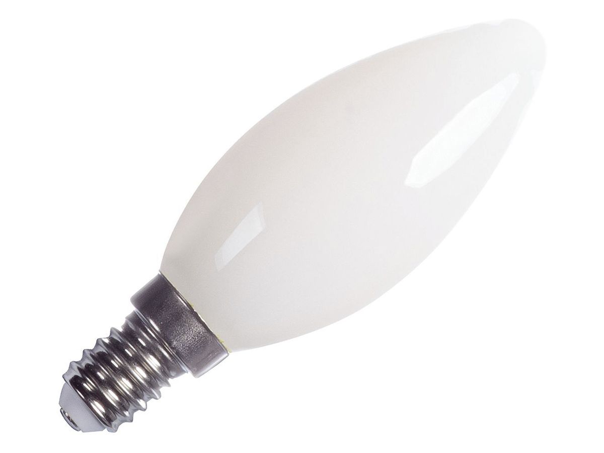 LED-Lampe SLV C35 E14 4.2W 350lm 2700K opal DIM
