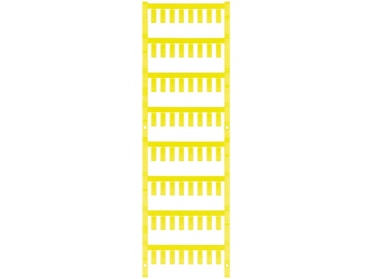 Leitermarkierer Weidmüller MultiCard SF für Ø3…3.7mm 12×4.6mm PA66 gelb