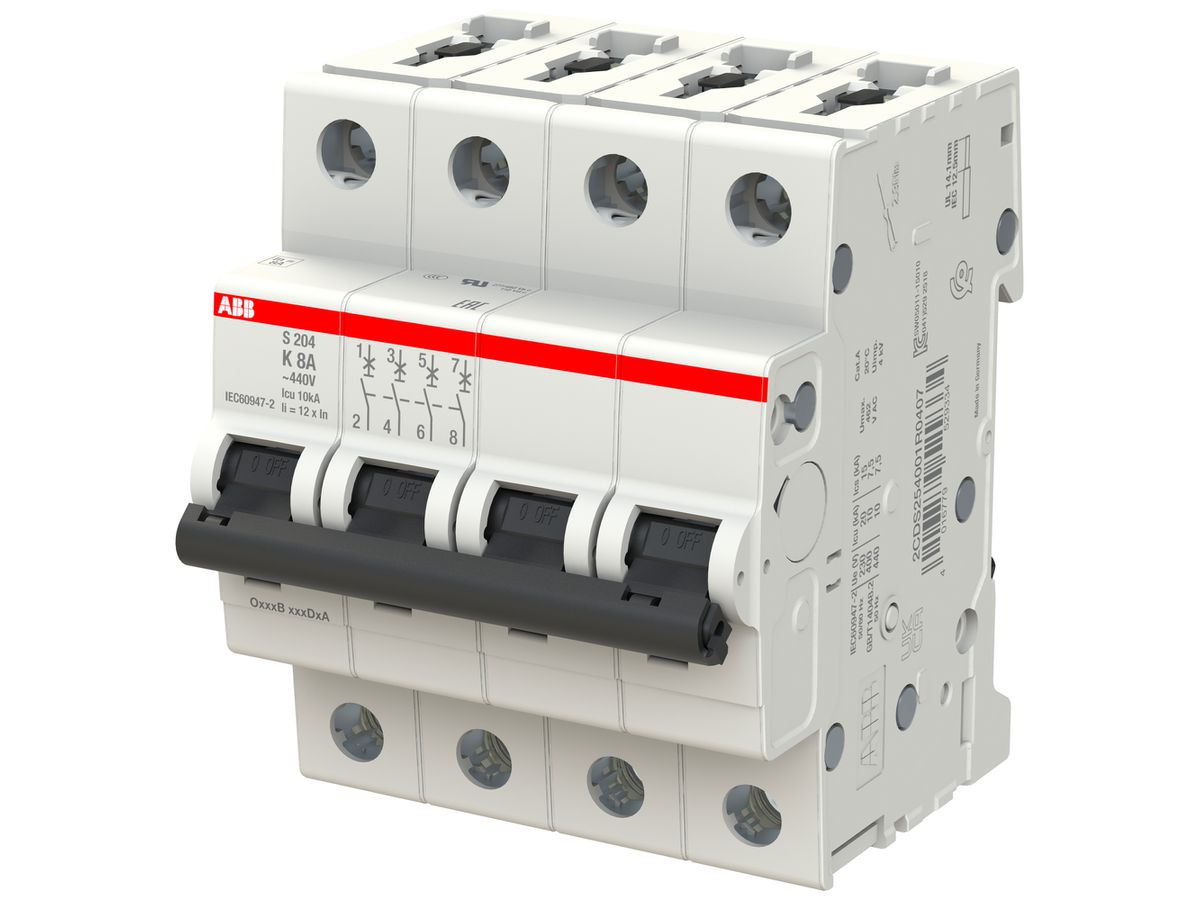 Leitungsschutzschalter ABB S204-K8 8A 6kA