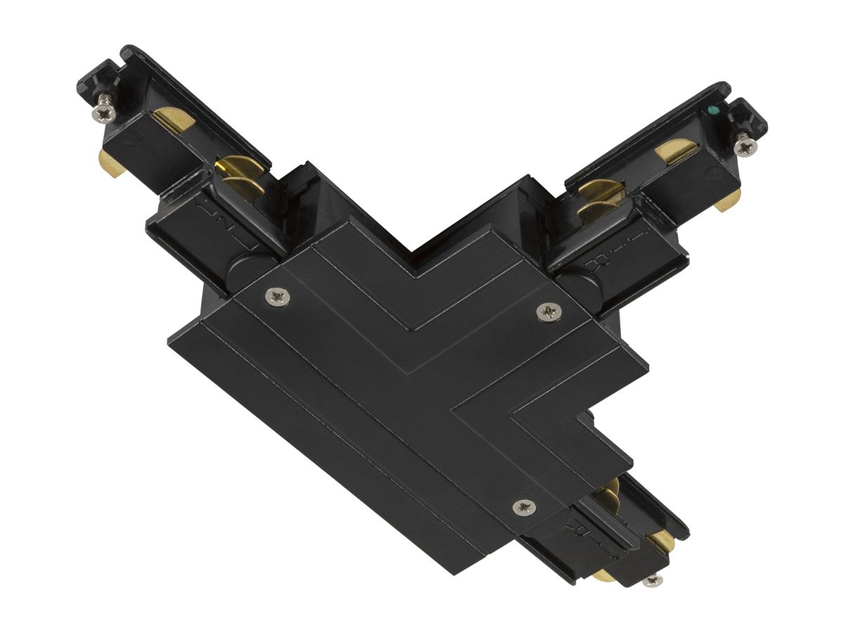 T-Verbinder SLV S-TRACK DALI 5-polig Erdung innen rechts schwarz