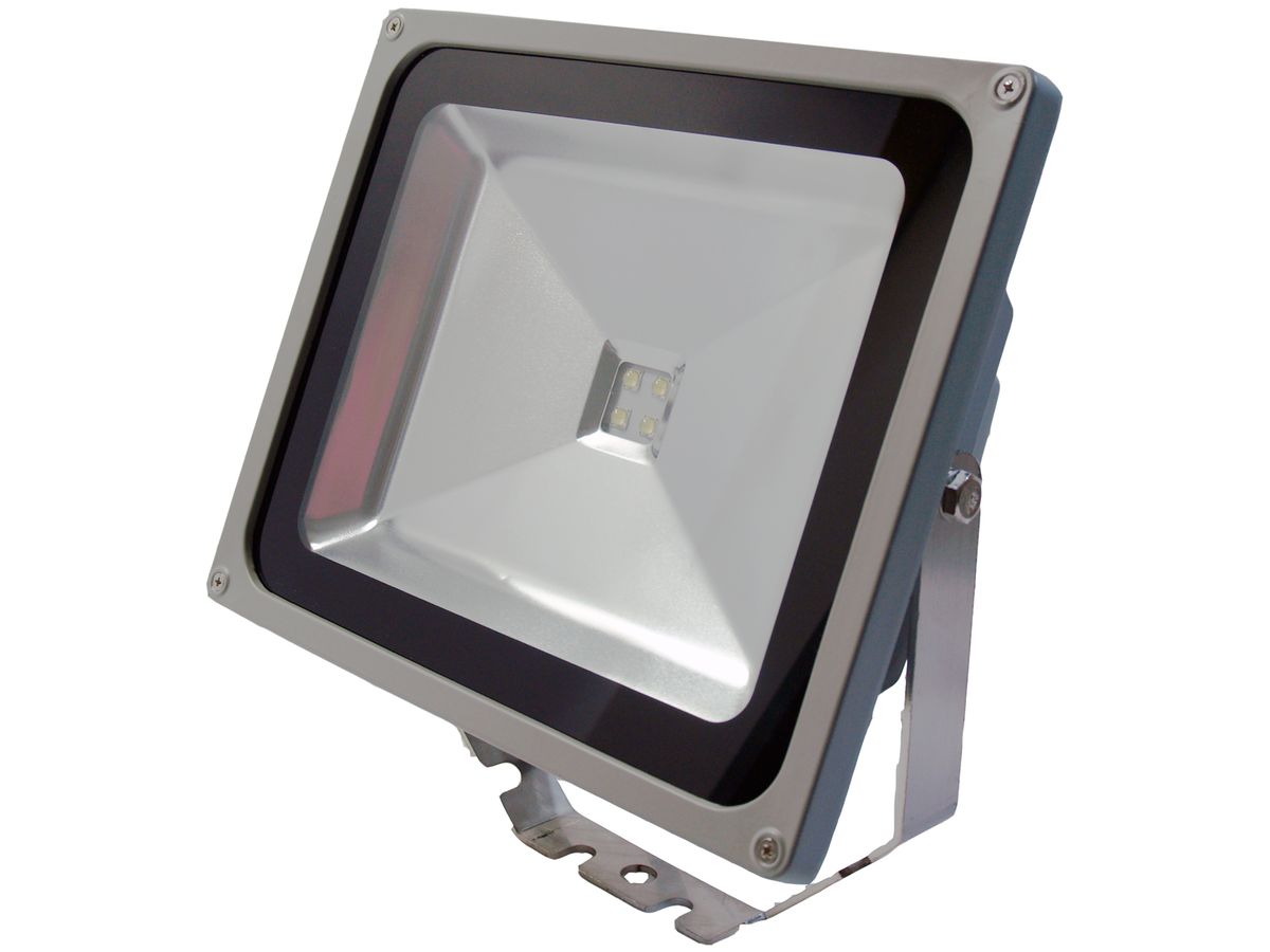 LED-Strahler ELBRO 60W kaltweiss, grau