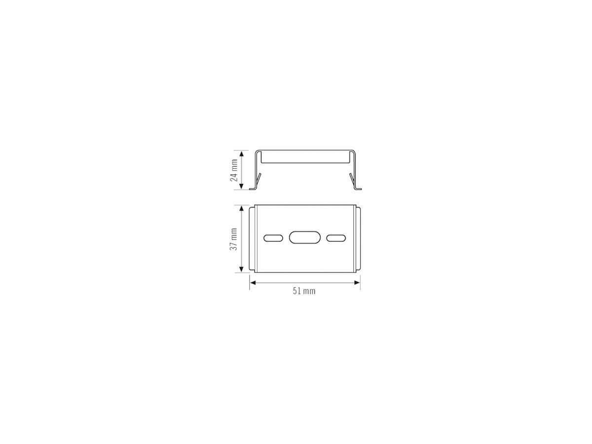 Montagebügel Esylux OLIVIA-2 WALL MOUNTING 2 Stück