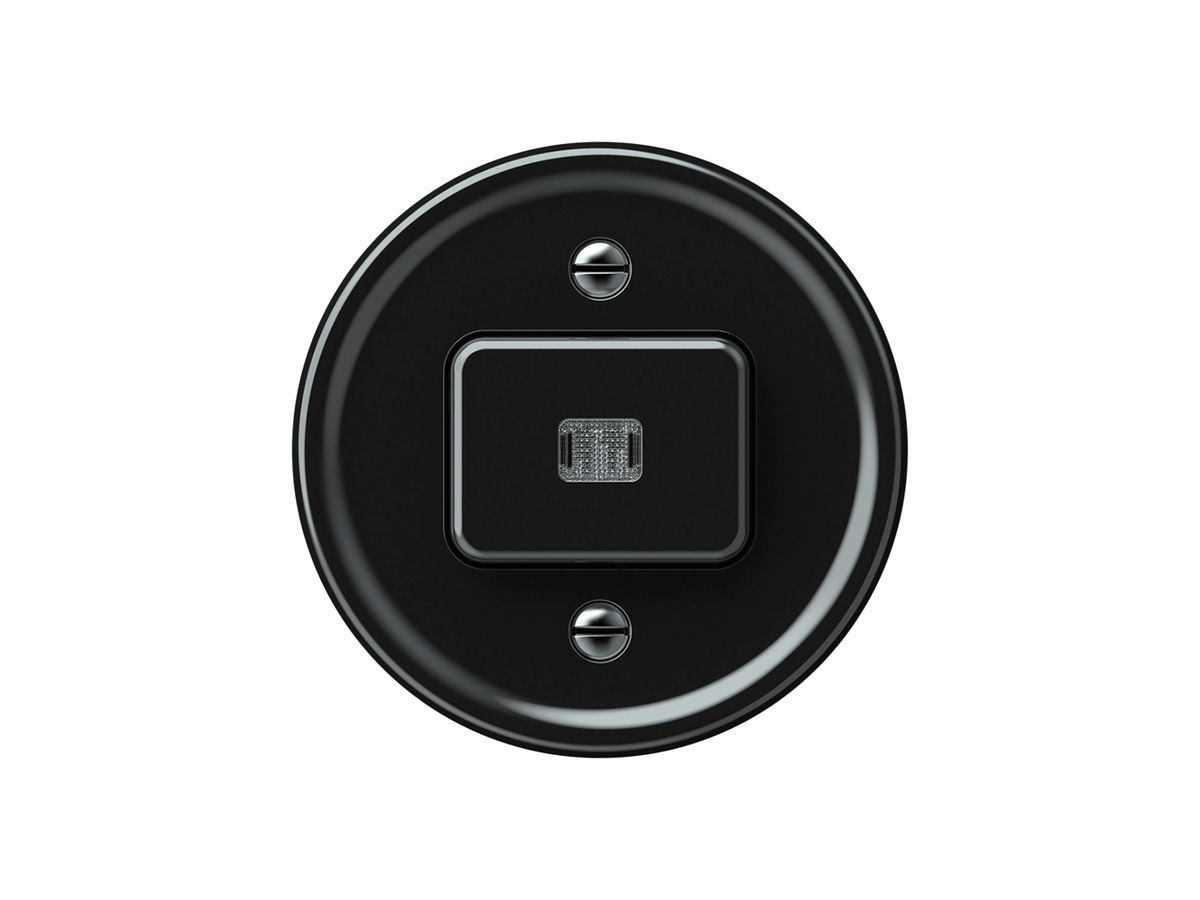 Leuchtdrucktaster origin 1×Taste beleuchtet 1CO 1P 0<1 10A 230V 60×60mm schwarz
