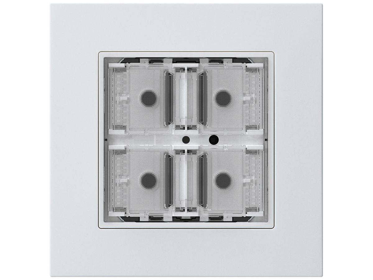 UP-Taster KNX KPR f.4×Tasten 4×Betätigungspunkte LED weiss