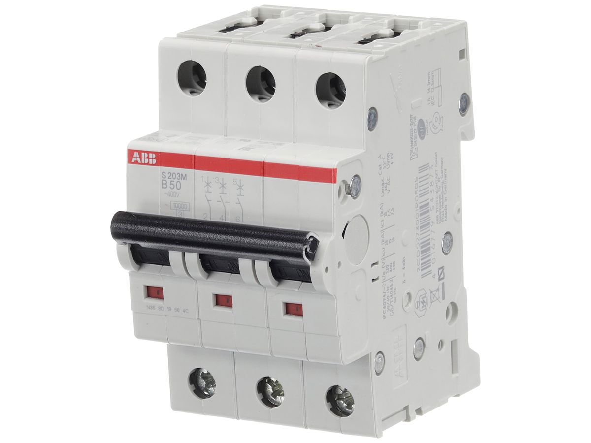 Leitungsschutzschalter ABB S203M-B50 50A B 10kA