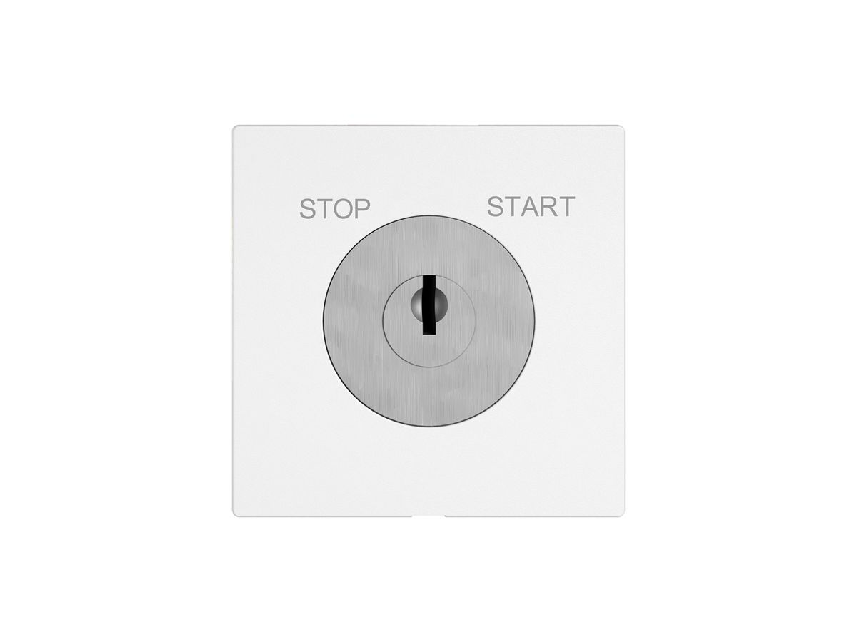 Schlüsselschalter EDIZIO.liv m.KABA 1007F/631984 1P STOP-START T=57mm ws