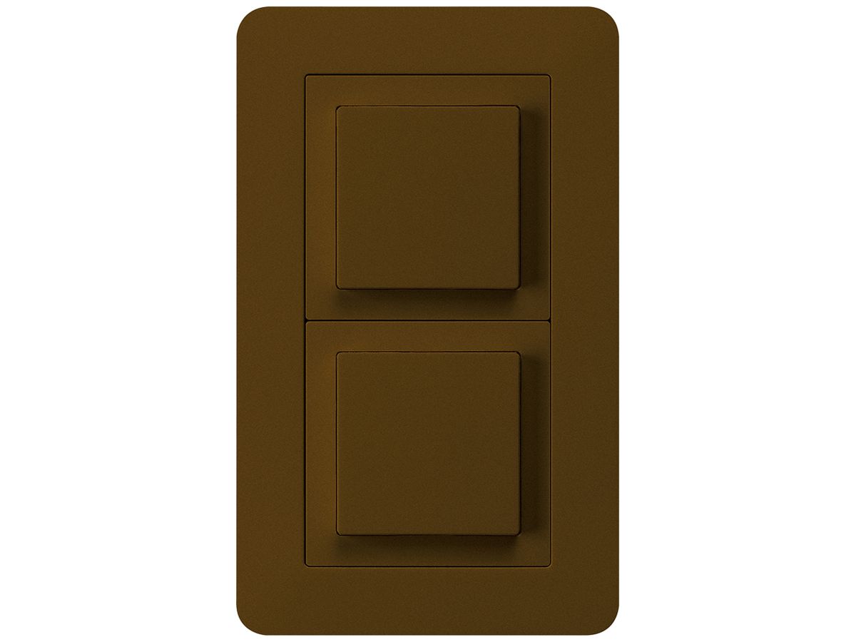 UP-Kombination kallysto.trend Gr.I-I vertikal Schalter S3+Impulstaster braun