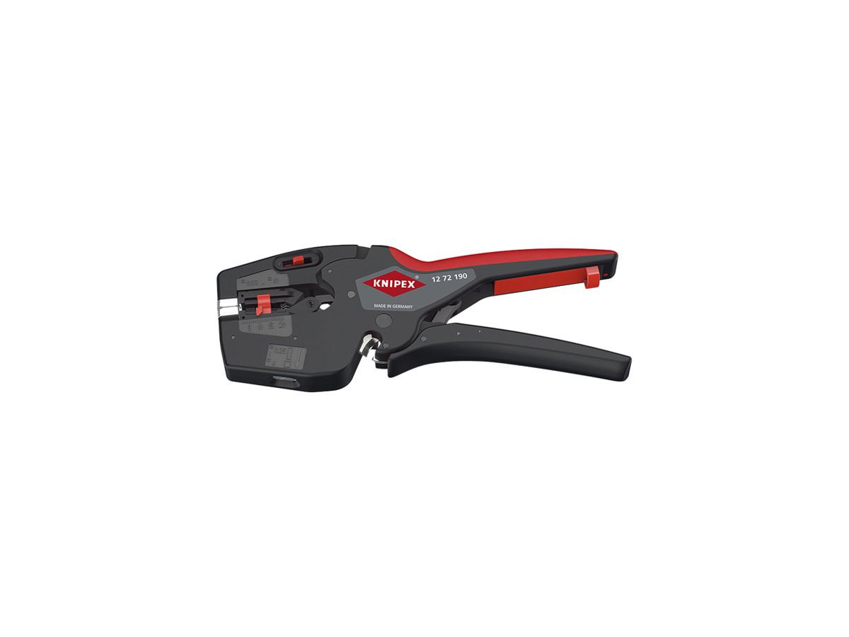 Abisolierzange KNIPEX NexStrip 0.03…10mm² 190×17×110mm 170g