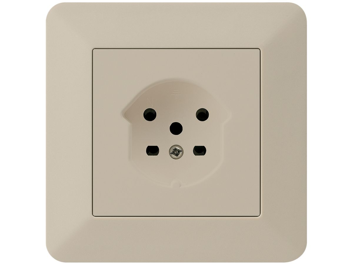 UP-Steckdose HA kallysto.trend Typ 15 mit Steckklemmen beige