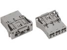 Steckerteil WAGO 3L 2×0.5…4mm² grau