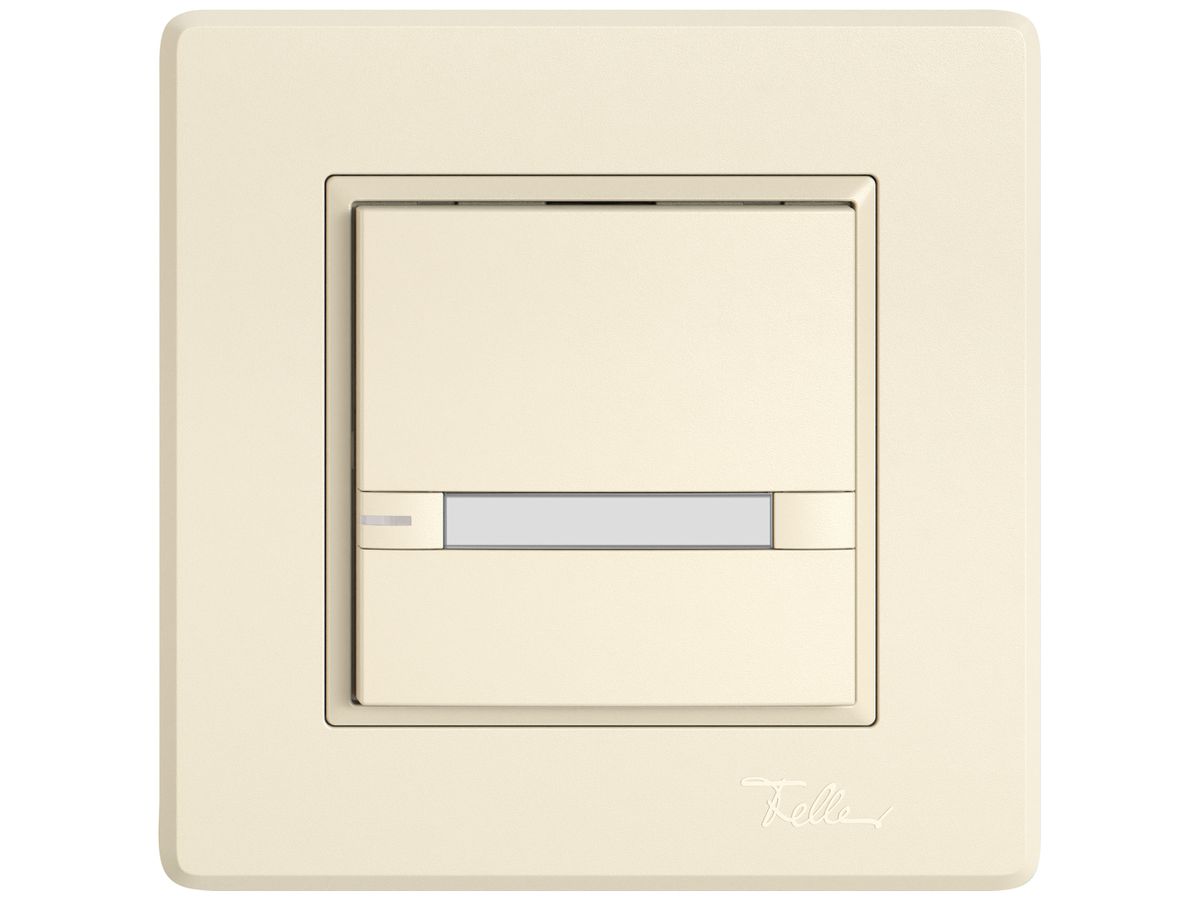 UP-KNX-Taster RGB EDIZIO.liv SNAPFIX® Temperaturfüh.RGB-LED Pap.1×T 2-Tbed.cr