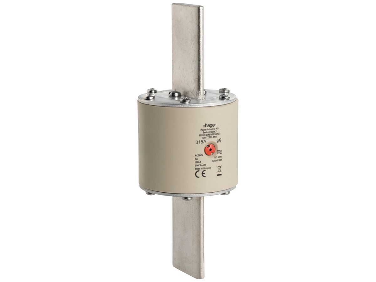 NH-Sicherung Hager SEV G6 500V AC 315A gG Mittenkennmelder