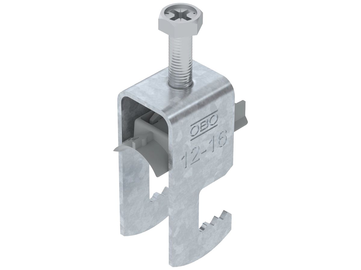 Schnellverleger BET 2056 F-Fuss Kunststoff 12…16mm 1×Kabel Stahl tfZn