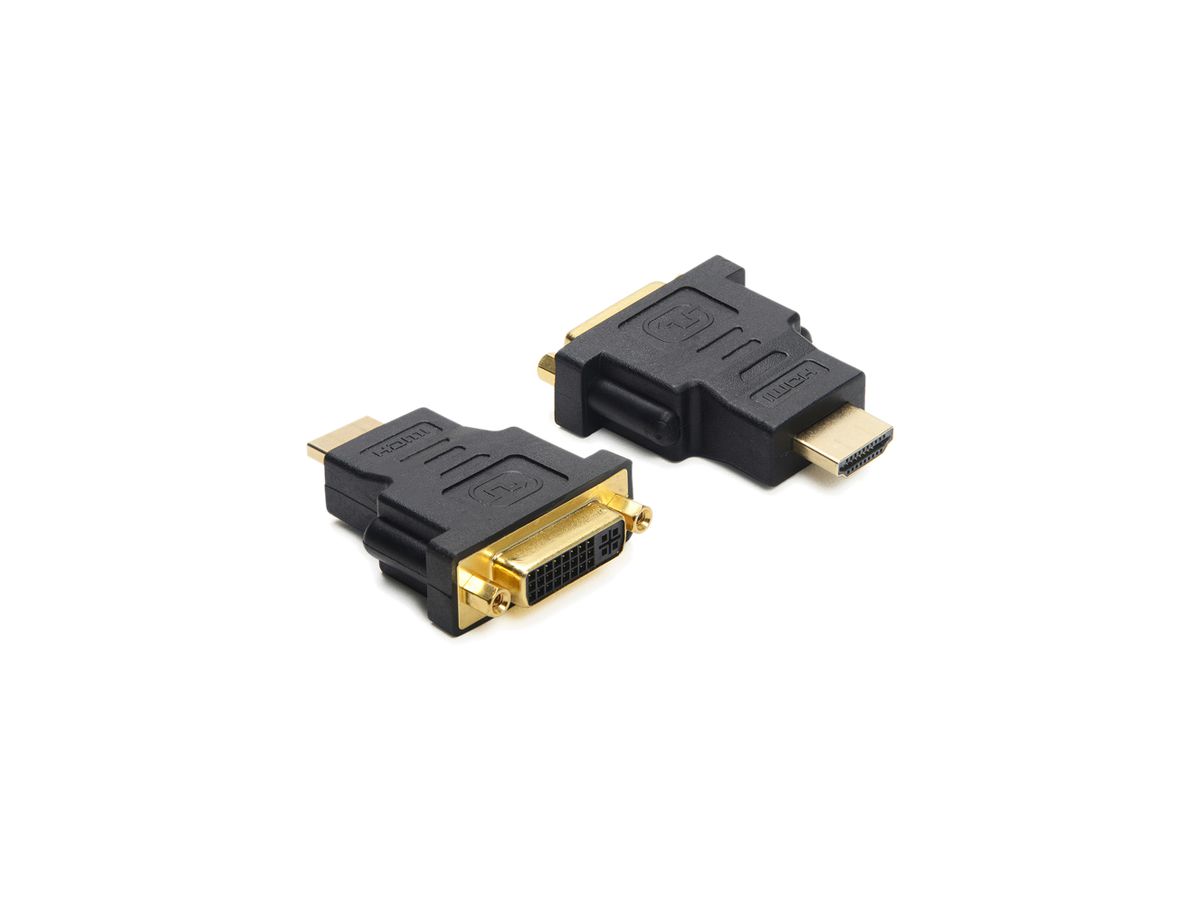 Adapter CeCoNet DVI (f)/HDMI (m) WUXGA 165MHz 4.95Gbit/s geschirmt schwarz
