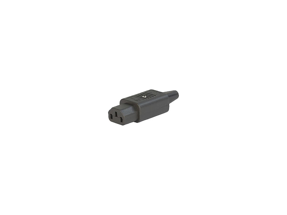 Gerätesteckdose T113 C13 schwarz, Typ 4782 70°C