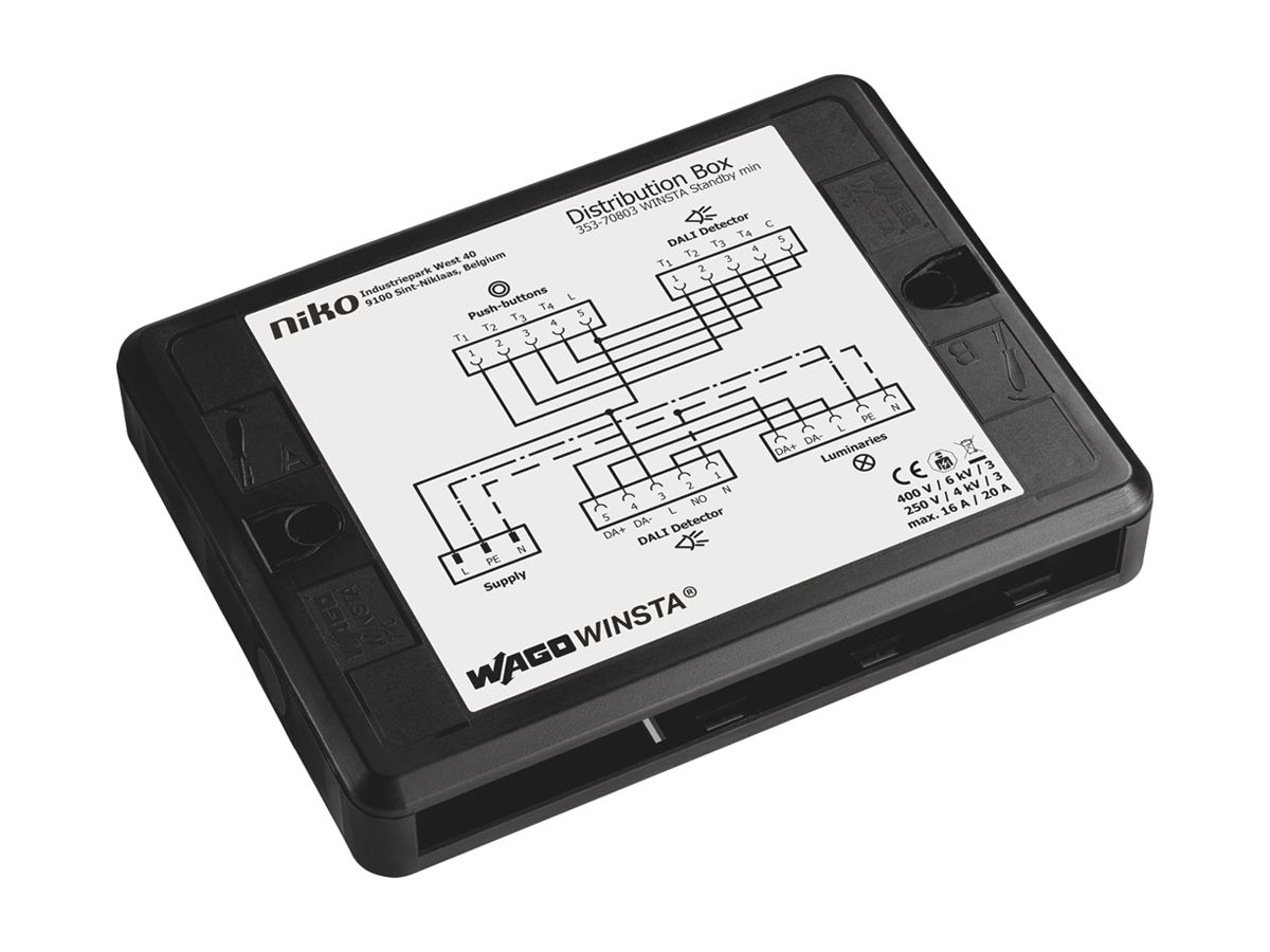 Verteilerbox WAGO WINSTA Standby Minimierung, für P48 DALI 2