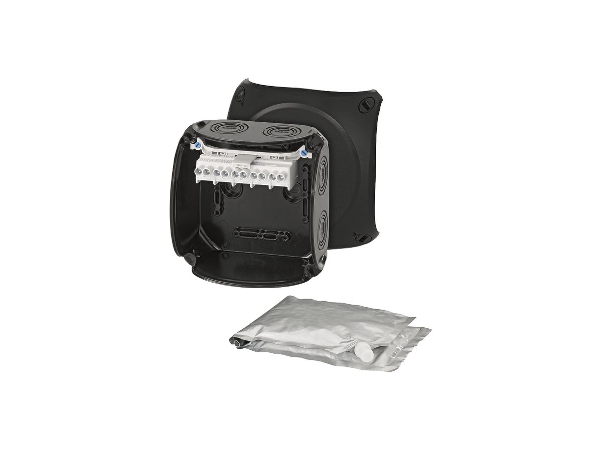 AP-Abzweigdose Hensel WP schwarz 1.5…6mm² 5P 850ml 40A