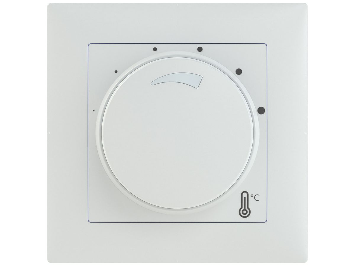 UP-Raumthermostat ABB SIDUS B heizen NO/NC 230VAC/10A 5…30°C ws