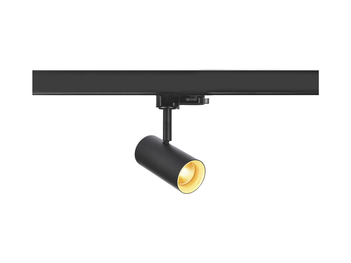 LED-Strahler SLV NOBLO SPOT PHASE 8.4W 450lm 920…930 36° DIM 3PH Ø50mm schwarz