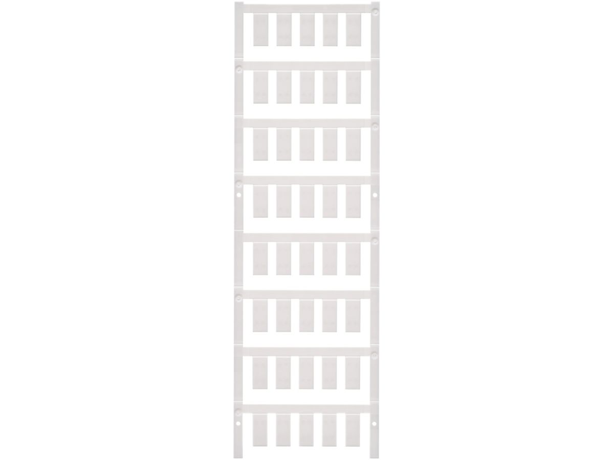 Gerätemarkierer Weidmüller MultiCard ESG steckbar 17×8mm PA66 weiss