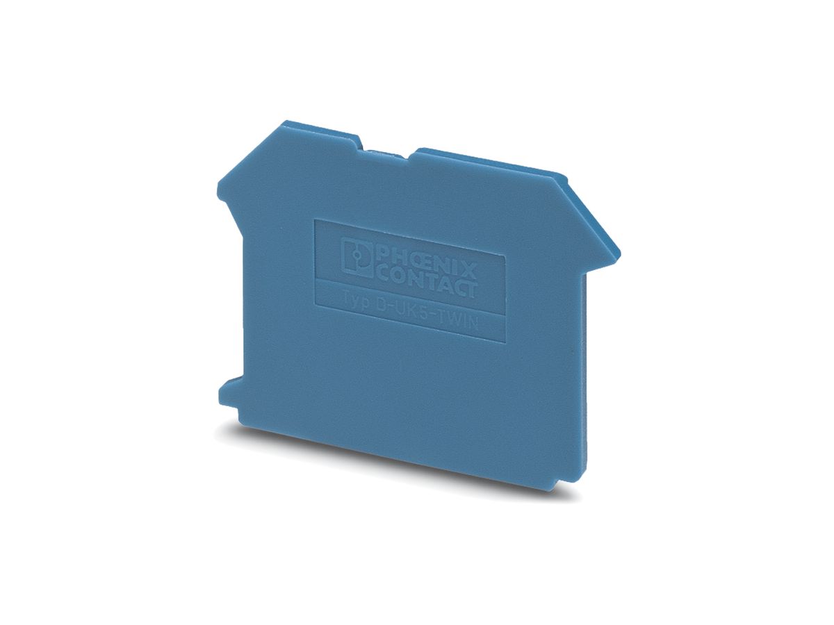 Deckel Phoenix Contact L=50.5mm, B=2mm H=47mm, blau
