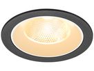 EB-LED-Deckenleuchte SLV NUMINOS L 17W 2500lm 3000K NB DALI DIM Ø130×85mm sz/ws