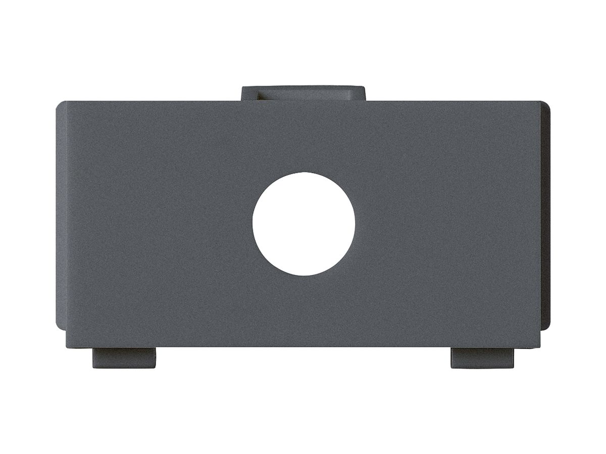 Multimedia-Modul kallysto M3 leer für 1 F-Verbinder/Klinke 6.35 Ø9.6 anthrazit