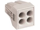 Verbindungsklemme WAGO 4P 0.75…2.5mm² Exe lichtgrau